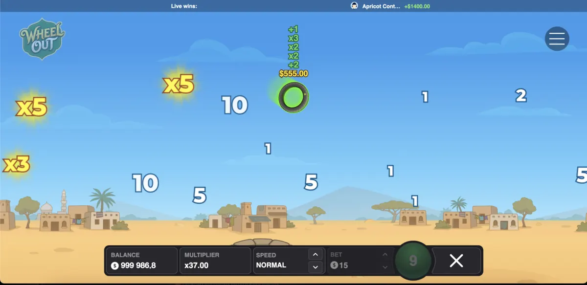 Wheel Out gameplay reference image